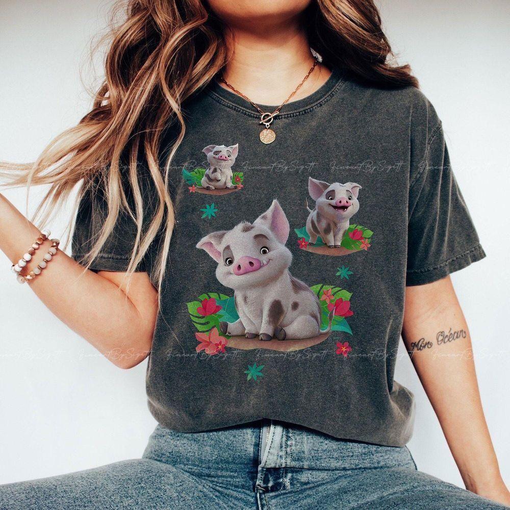 Pua The Pig Cute Character Poses Vuitino Merch